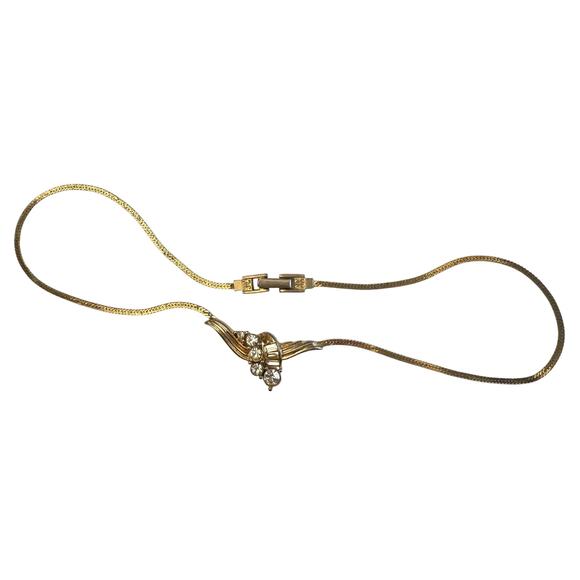 Givenchy Rhinestone Cluster Collar Necklace - Vintage - Picture 6 of 11